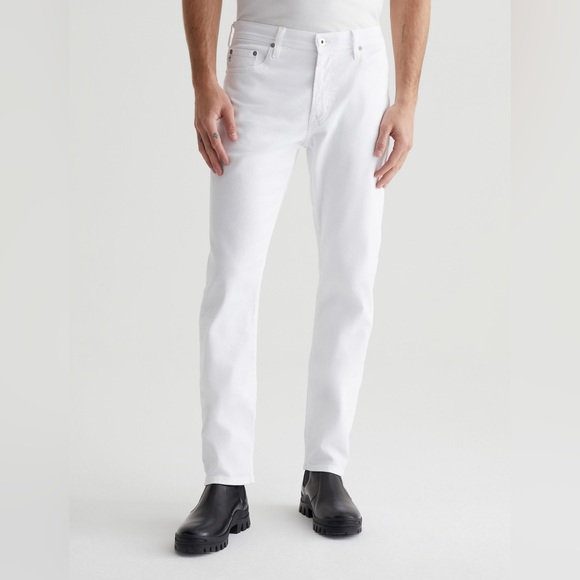 Ag Adriano Goldschmied Other - NWOT AG Men’s Everett Slim Straight White Jeans
